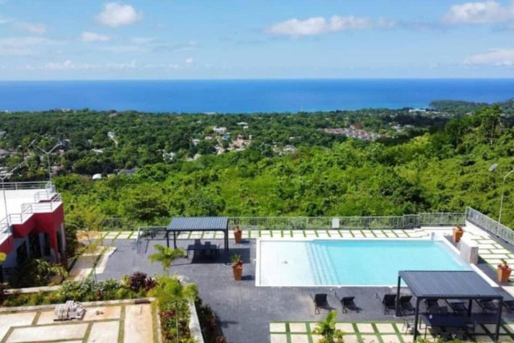 Villa La Rosa With Spectacular View Of Ocho Rios Eksteriør billede